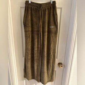 Urban Outfitters Khaki Wide-Leg Joggers S
